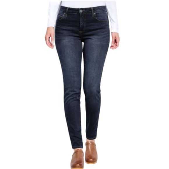 Kut from the Kloth Denim - Kut from the Kloth Diana Skinny High Rise Jeans in Dark Indigo